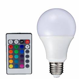 Λαμπτήρας LED E27 8W Πολύχρωμο RGB