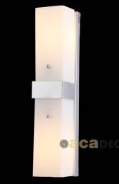 Φωτιστικό Επίτοιχο-Απλίκα Kάθετο Διπλό Λευκό