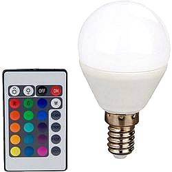 Λαμπτήρας LED Globe E14 4W Πολύχρωμο RGB