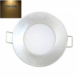 Σπoτ Led Χωνευτό Νίκελ Ματ 5W