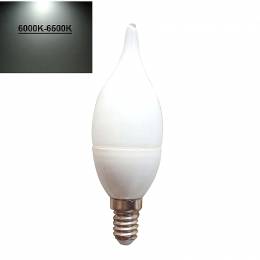 Λαμπτήρας LED Candle Τσουνάκι E14 7W