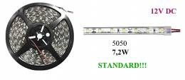 Ταινία LED 5M 7.2W/m IP65 12V DC