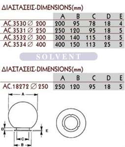 Μπάλα Γάλακτος 20cm (Με Γρίφα)