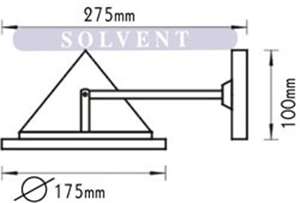 Προβολέας με Καθρέφτη R7s HALOGEN LAMP Γκρι