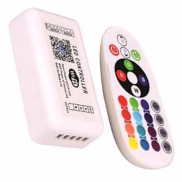 Led Controller WIFI RGB Ασύρματο Αφής 12V/24V 10A