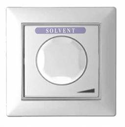 Dimmer για Αλογόνου 800w Cinar Λευκό Silver Ring